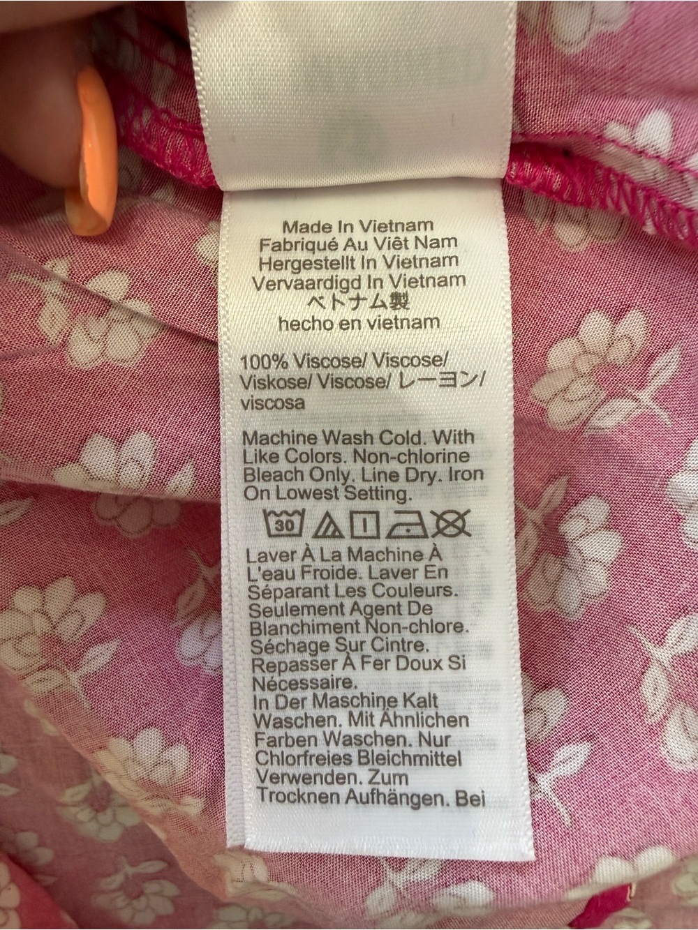 J. Crew Re-Imagined Pink Floral V-Neck Sleeveless Midi Dress 25488 - Picture 10 of 11